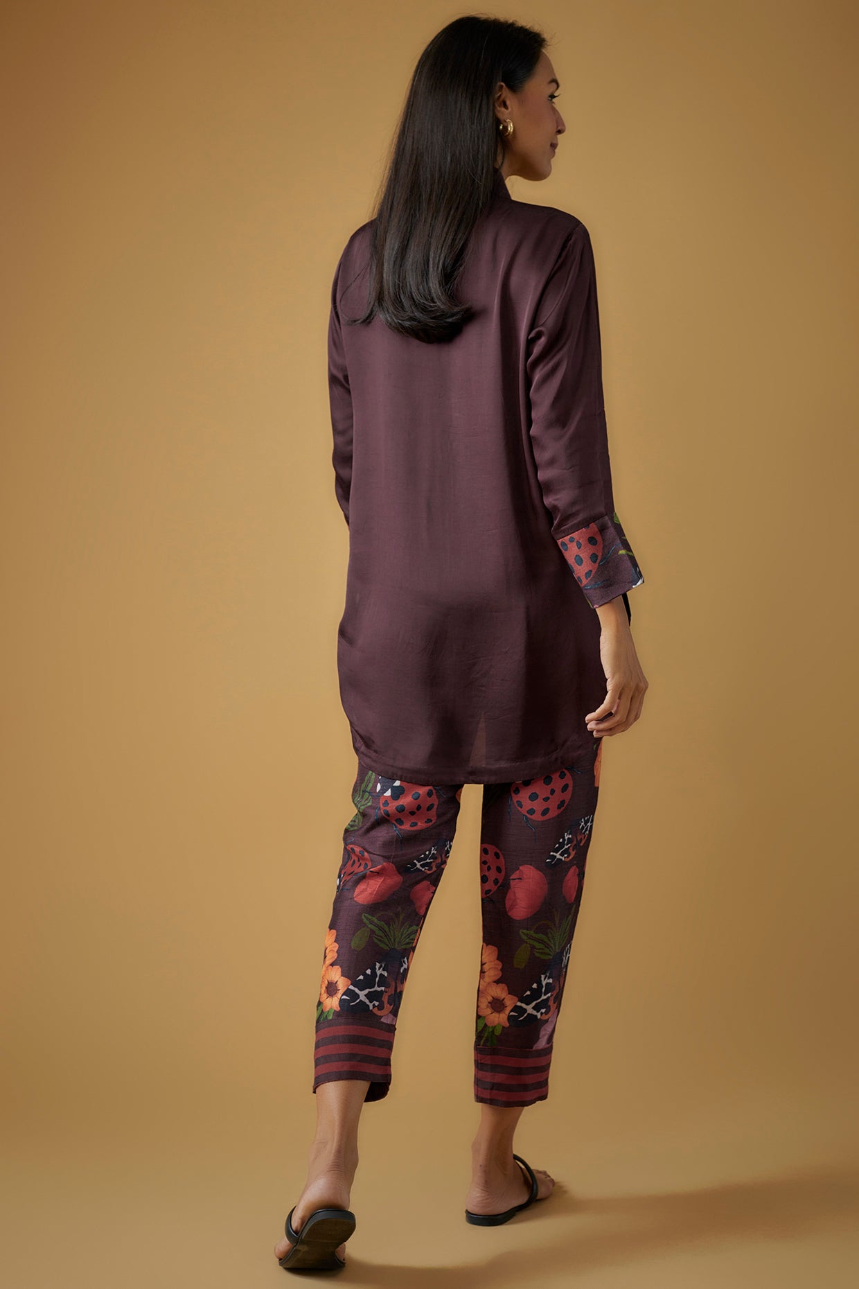 AZALEA- Co-ord Set Available in Maroon & White