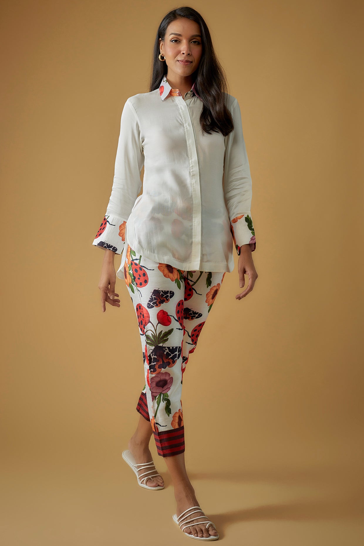 AZALEA- Co-ord Set Available in Maroon & White