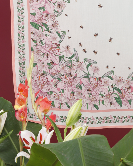 Lilium Whisper Square Scarf