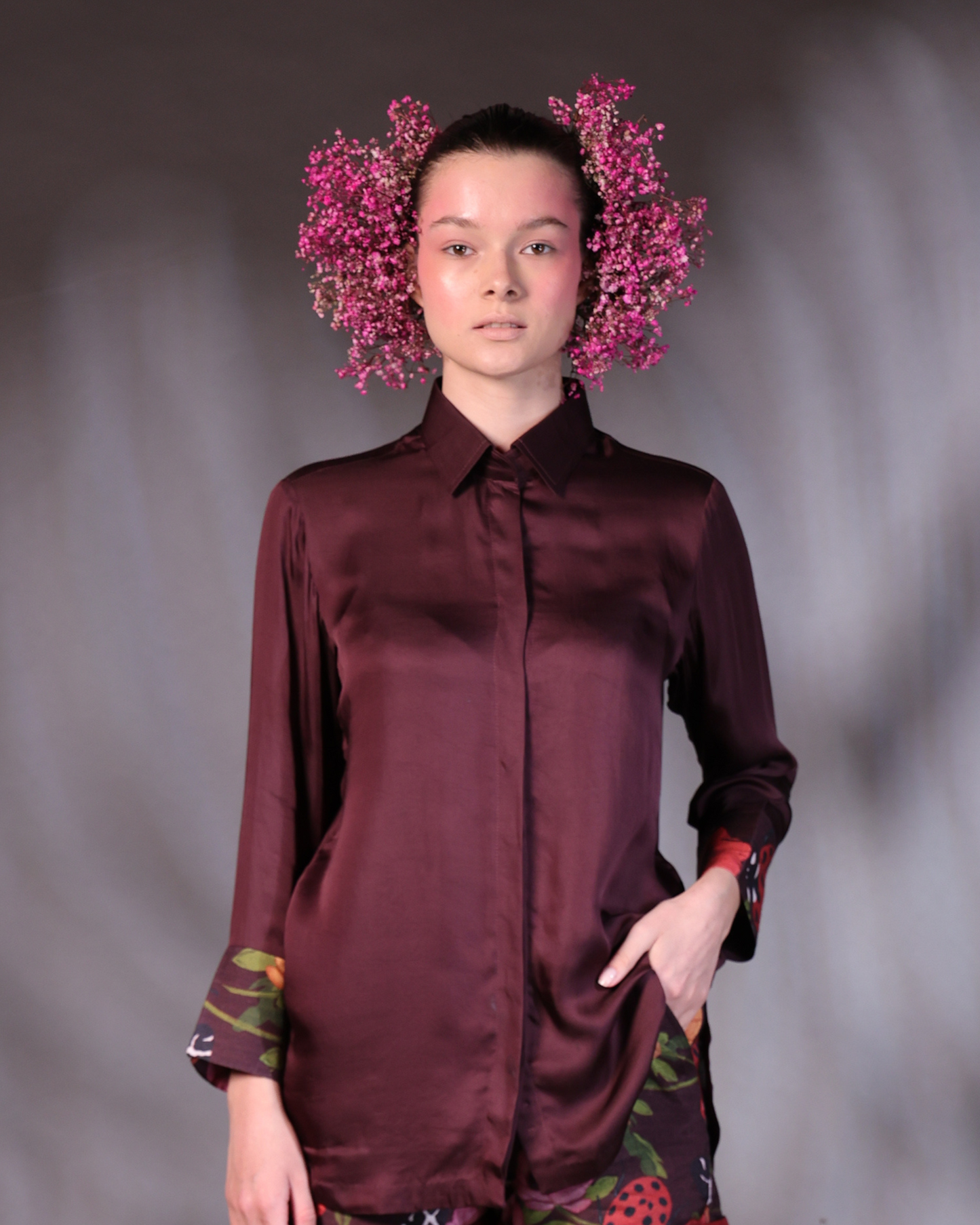AZALEA- Co-ord Set Available in Maroon & White
