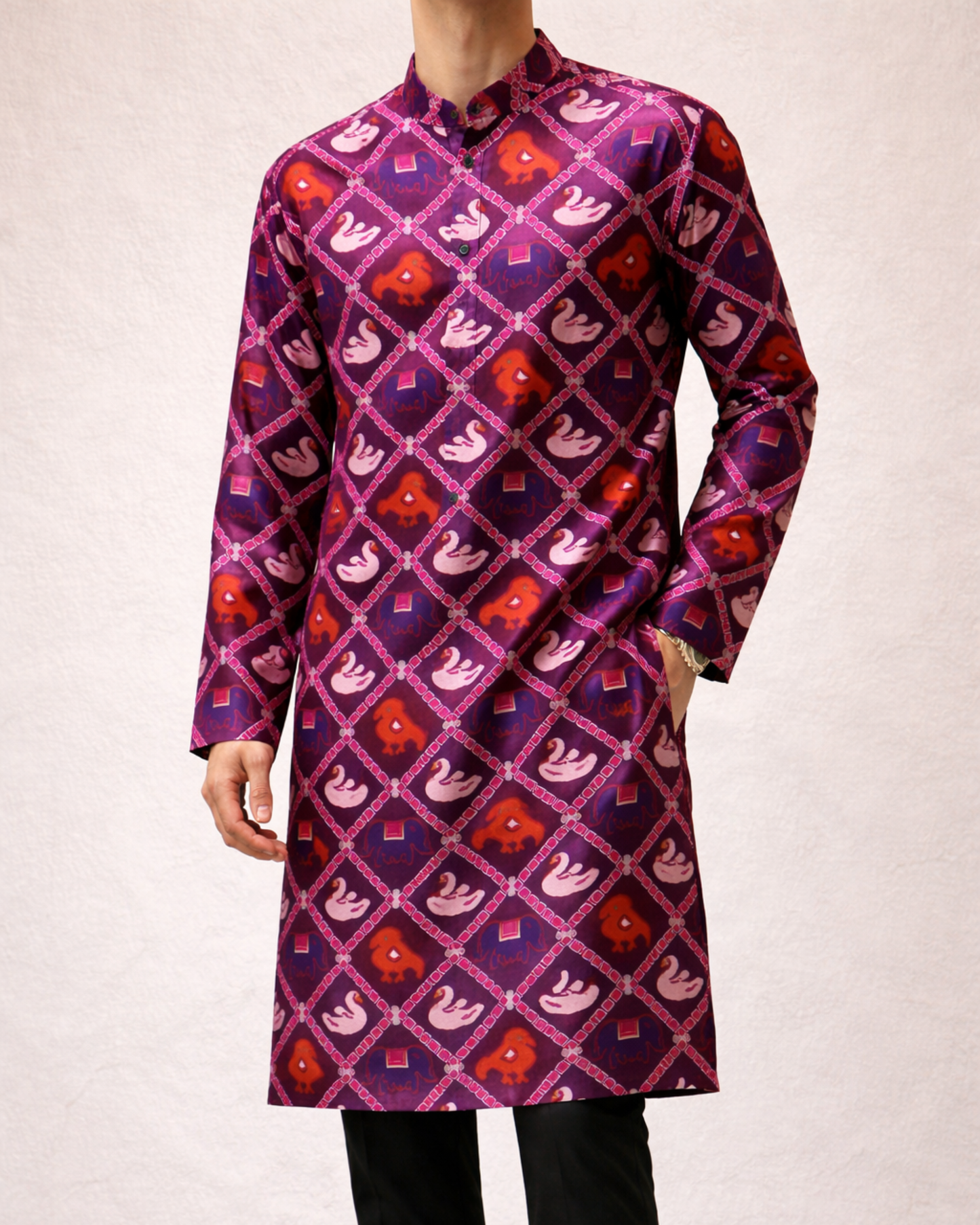 Regalia — Deep Plum and Brick Red