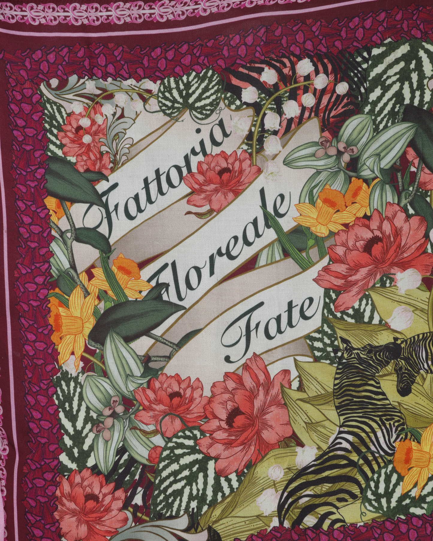Fattoria Floreale Square Scarf