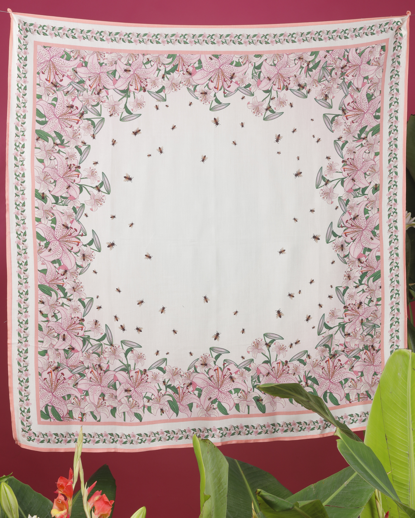 Lilium Whisper Square Scarf