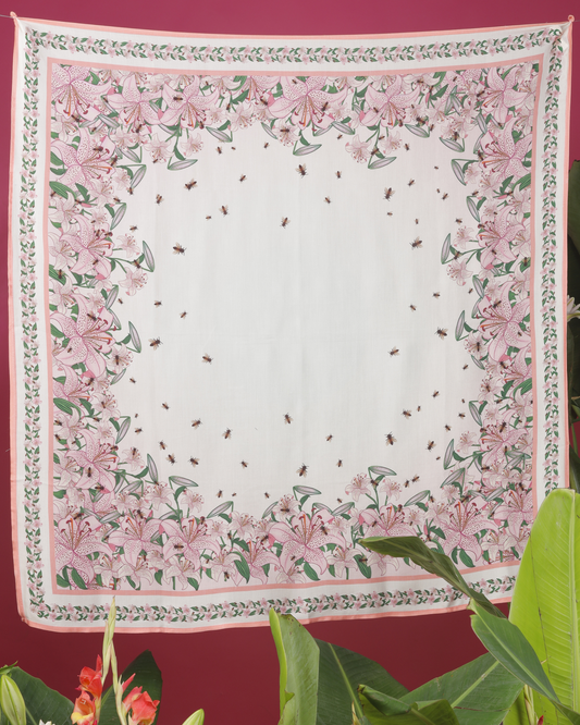 Lilium Whisper Square Scarf