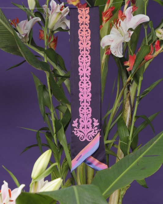 Nocturne Rocaille Twilly Scarf