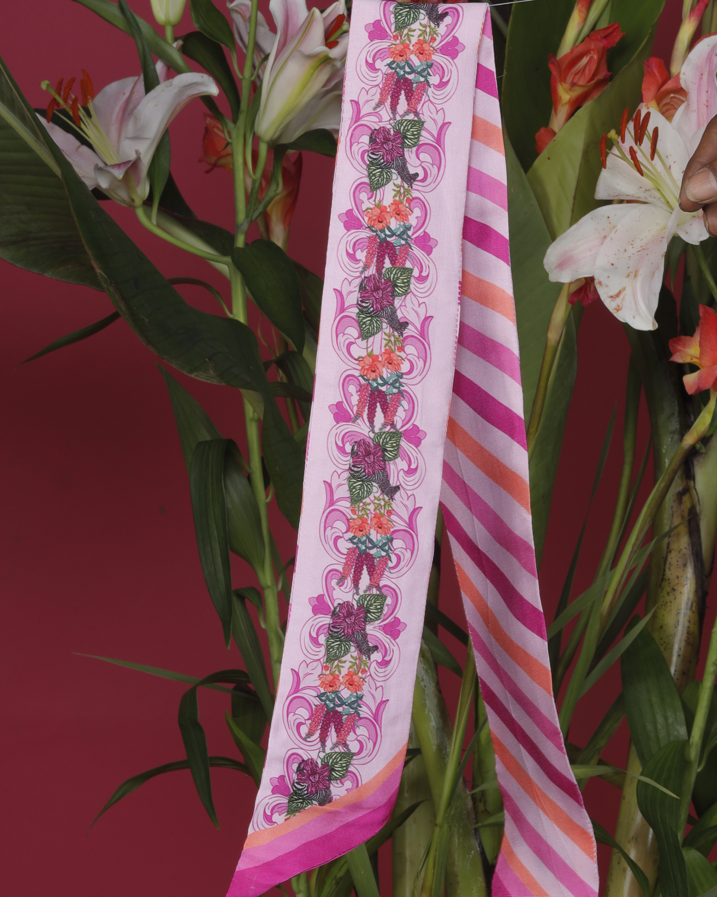 Pink Taffy Twilly Scarf