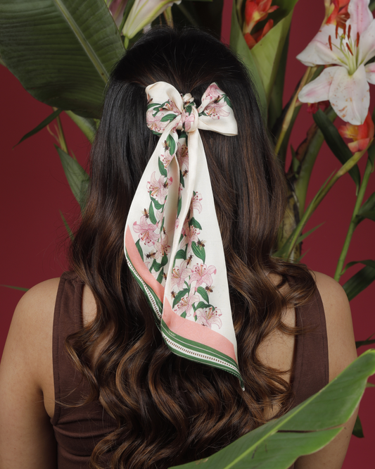 Lilium Whisper Twilly Scarf